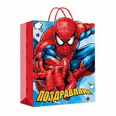 PLF-112913-SM Пакет подарочный с фигурной вырубкой l, 26*32*14 см ЧУДО ПРАЗДНИК