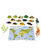 миниатюра 200661546 Игровой набор "Океанариум" с картой обитания внутри (12 шт в наборе) (Zooграфия)