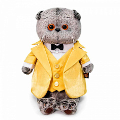 Ks25-149 Басик в золотом фраке 25 см