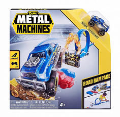 6701 Игровой набор Zuru Metal Machines трек с машинкой