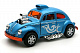 миниатюра КТ 5405WKT 1:38 Volkswagen Beetle гоночная раскрашенная в инд. кор.