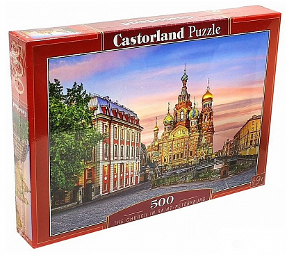 Фото товара Пазлы B-52257 Храм Спас-на-крови, 500 деталей Castor Land