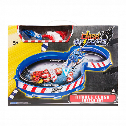 38316 Клэш оф Гирс.Игр наб 2 машинки Нимбл,арена мал.ТМ Clash of Gears фото  в Симферополе купить