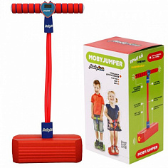 MobyJumper 68559 Тренажер для прыжков со счетчиком, красн.