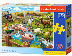 Пазлы B8-07060 Жизнь на ферме, 70 деталей, Castor Land