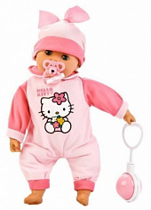 13533-HELLO KITTY Пупс "карапуз" hello kitty. функц. 35см, плачет, если вытащить соску в русс. кор.