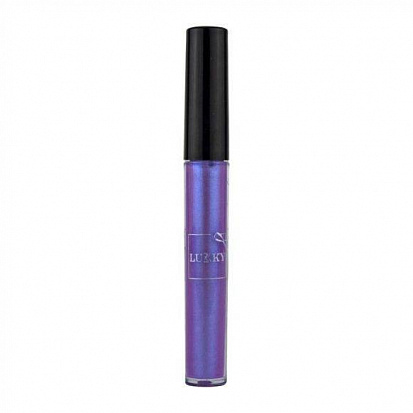 Фото Lucky Т16769 Голографический блеск для губ, фиолетовый, с ароматом черной смородины 