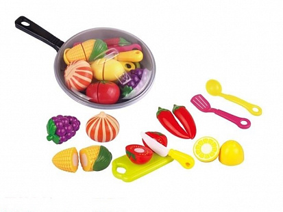 Фото товара 200169122 Игровой набор "Продукты", элементы с липучкой, в сетке