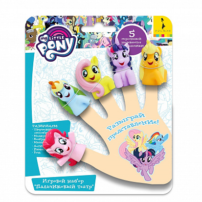 Фото товара 37900 Мой маленький пони. Пальчиковый театр. ТМ My Little Pony