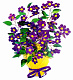 миниатюра Ранок 15100057Р Незабудки - Цветы из пайеток