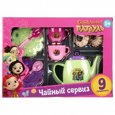 B1604115-R Чайный сервиз Сказочный патруль 9 предметов в русс. кор. ТМ "Играем вместе"