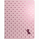 миниатюра Записная книжка deVENTE А5 "KITTY&BUTTERFLY" 160с., крем.бум, клет,тв.обл,искус.кожа,ляссе (2051200)
