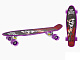 миниатюра IT106619 Скейтборд пластиковый с принтом, широкие колеса PU со светом, стойка: алюминиевая, размер п