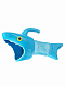 миниатюра IT107220 Набор игрушек для купания "Elefantino", акула и животные, в/к 32,2*10,7*28,5 см