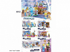 Г67020 Конструктор LELE Холодное Сердце 4 в 1. В д/б 8 шт., цена за 1 шт. 19х14х4.3 см. 67020(8/240)