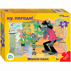 64003 Пазл 30 МАКСИ Контурный Ну, погоди! 64003 Степ