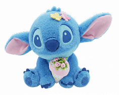 Мягкая игрушка Стич с цветком 7304 22см