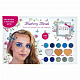 миниатюра Т21668 Lukky Blueberry Blonde палетка для лица и для глаз с зеркалом, 13 цветов, голубая палитра, па