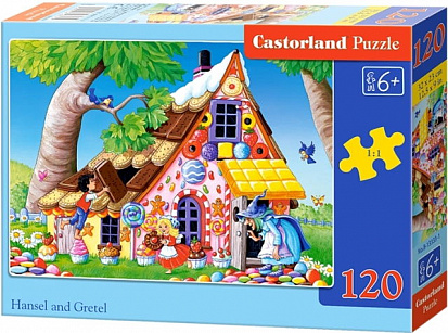 Фото товара Пазлы B6-13333 Пряничный домик, (120 деталей MIDI) Castor Land