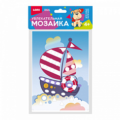 LORI Км-032 Увлекательная мозаика (набор малый) "Кораблик"