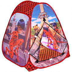 GFA-LB01-R Детская игровая палатка "играем вместе" "леди баг" 81x91x81см в сумке