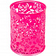 миниатюра Подставка для пишущих принадлежностей deVENTE, круглая, металлическая,ажурная,ярко-розовая (4104702)