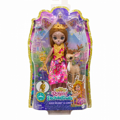 GYJ-12 Кукла Enchantimals Королева Давиана и Грасси