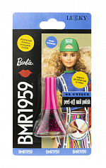 Т20057 Barbie BMR1959 Lukky Лак для ногтей цвет Фуксия с блестками, блистер, объем 5,5 мл. (10702070