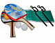 миниатюра S+S 200806780 Набор для настольного тенниса (2ракетки 25см + сетка + шарики)
