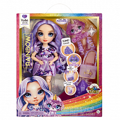 42686 Рейнбоу Хай Кукла Classic Виолет Виллоу 28 см фиолетовая с акс. RAINB