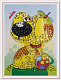 миниатюра LORI Ап-034 Ап-034 Картина из пайеток "Игривый щенок"