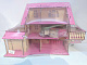 миниатюра ЭД-070 Сборная игрушка Кукольный домик с качелей,цвет розовый 22*55*37