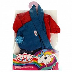 OTFY-WINT-28-RU Одежда для кукол 30-35 см, на плечиках в пакете КАРАПУЗ