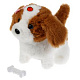 миниатюра JX-2467 Интерактивный щенок Белла 16см с бутылочкой, ходит, озвучен, ест косточку МОЙ ПИТОМЕЦ