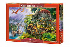 Пазлы B-53643 Долина динозавров, 500 деталей Castor Land
