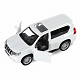 миниатюра 1251023JB ТМ "Автопанорама" Машинка металл.1:42 Land Cruiser Prado, белый, инерция, откр. двери, в/
