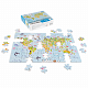 миниатюра RI1003 Игра детская настольная "104 Карта мира"
