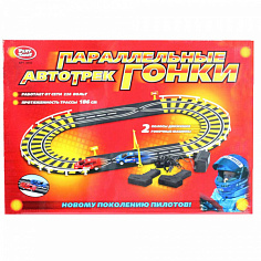 0808 трек с адаптером Параллельные гонки русск.яз PlaySmart аккум?