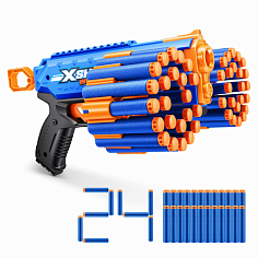 36603 Игровой набор Бластер ZURU X-Shot INSANITY- MANIC (бластер, 24 стрелы)