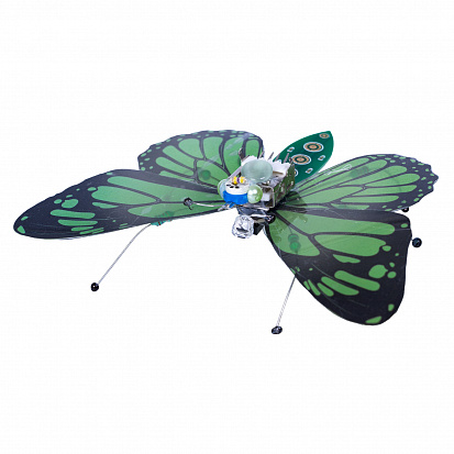 Фото ВВ5916 Конструкторский набор для творчества Кибер-бабочка, Bondibon, подсветка, рамка, BOX 20*20*5cм