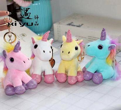 Мягкая игрушка Брелок пони фото