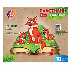 Пластилин ЛУЧ "ZOO"", 10цв., (1/20) (29С 1721-08)