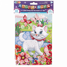 EVAGEO-112361 Геометрическая мозаика из эва 15х21 см милая кошечка МУЛЬТИ АРТ