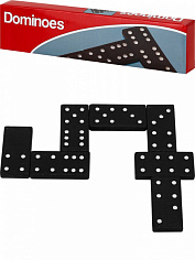 ИН-0398 Домино пластиковое в картонной коробке 21,5х5х2,3 см, кость: 4,2х2,1см (арт.ИН-0398)