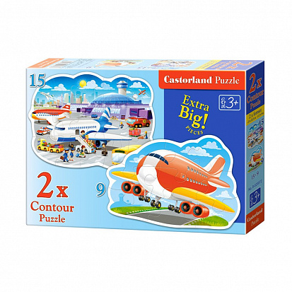 Фото товара х-Пазлы D7-020072 Аэропорт, 9#15 деталей, Castor Land