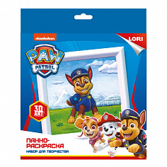 LORI Ипс-002 3D Art.Панно-раскраска Щенячий патруль "Гончик"