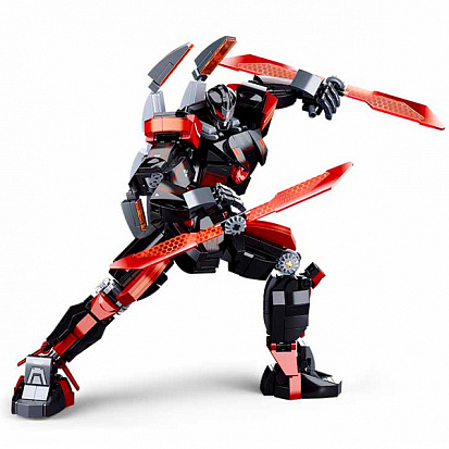 M38-B1120 Конструктор пластик SLUBAN.Робот-воин (17,8Х20,7Х21,7, в кор.) (Арт. M38-B1120) фото