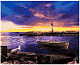 миниатюра LORI Кпн-247 Картина по номерам на картоне 40*50 см "Морской пейзаж"