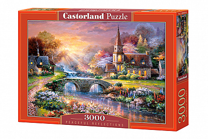 Фото товара Пазлы C-300419 Мост через реку, 3000 деталей Castor Land