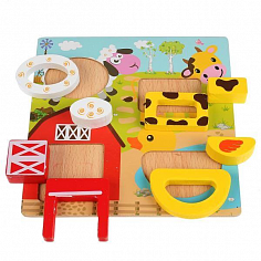 265873 Деревянная рамка Вкладыш В деревне LKK18052301-7